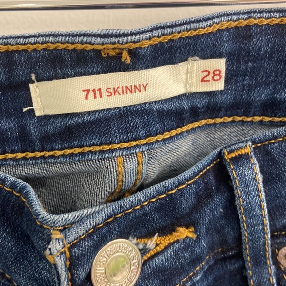 Levi’s dark denim jeans skinny - Picture 2 of 5